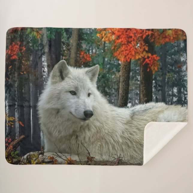WHITE WOLF SHERPADECKE (Vorderseite (Horizontal))