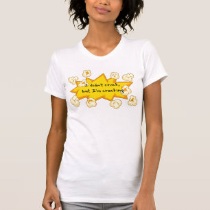 White Women T - Shirt mit Popcorn 🍿