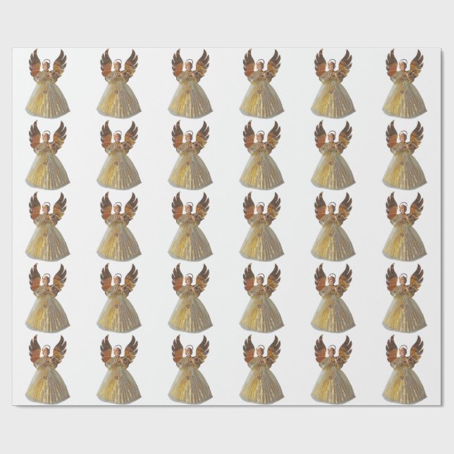 White Wrapping Paper Geschenkpapier (Flach)