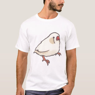 White zebra finch � Süße Tier T-Shirt