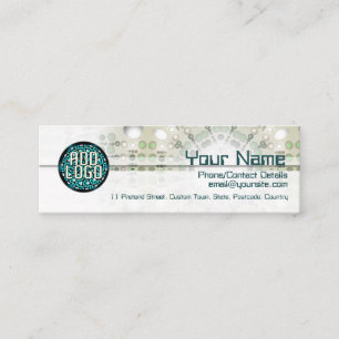 White Zenfasi Small Business CARD Mini Visitenkarte