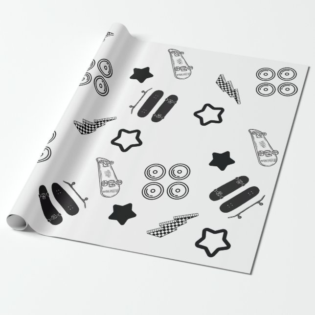 Whiteboarding Wrapping Paper Geschenkpapier (Ungerollt)