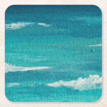 Whitecaps Warme türkisfarbene Golfgewässer