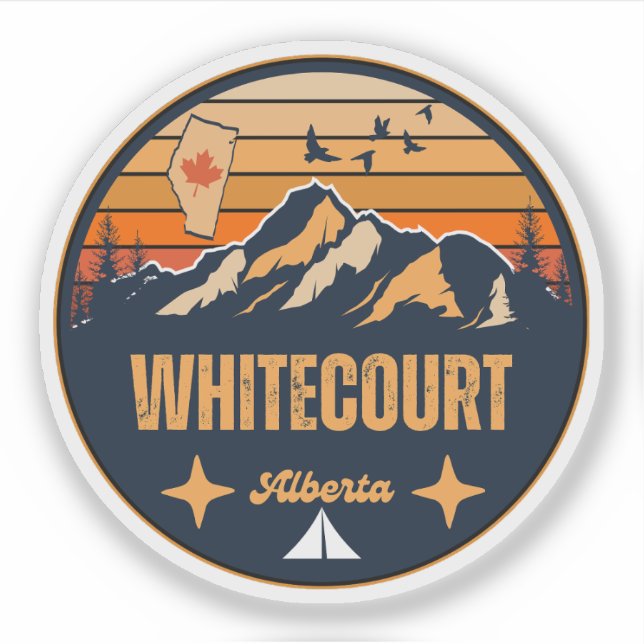 Whitecourt, Alberta Aufkleber (Vorderseite)