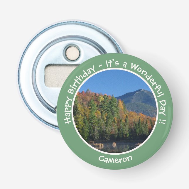 Whiteface Mountain, Autumn Party Items von Adirond Flaschenöffner (Vorderseite)