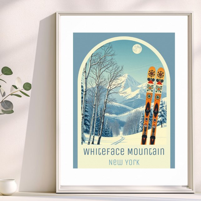 Whiteface Mountain New York Skigebiet Poster (Von Creator hochgeladen)