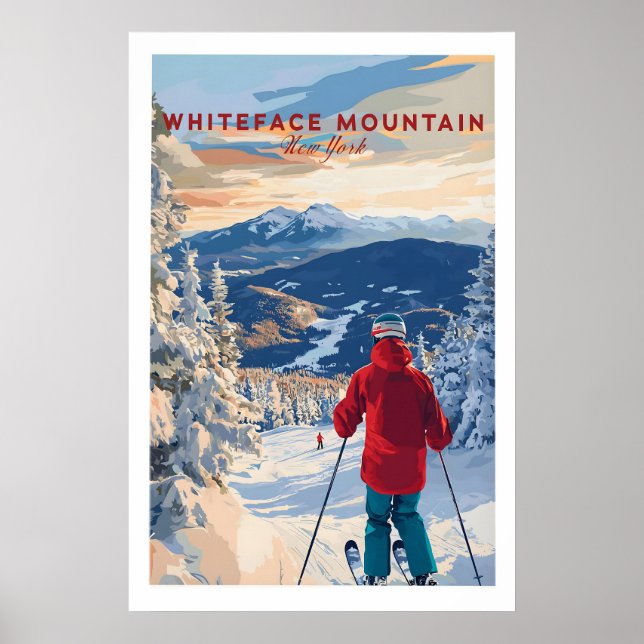 Whiteface Mountain Ski Druck 1 Poster (Vorne)