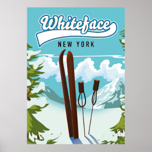 Whiteface New York To Ski Poster