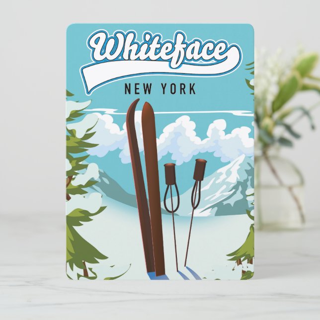 Whiteface New York zum Ski (Stehend Vorderseite)