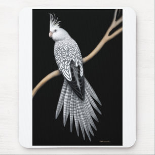 Whitefaced PerleCockatiel Mousepad