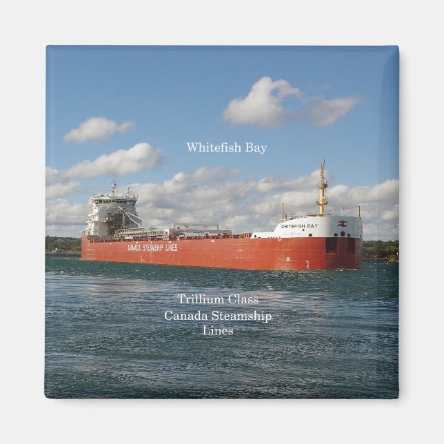 Whitefish Bay-Magnet Magnet (Vorne)