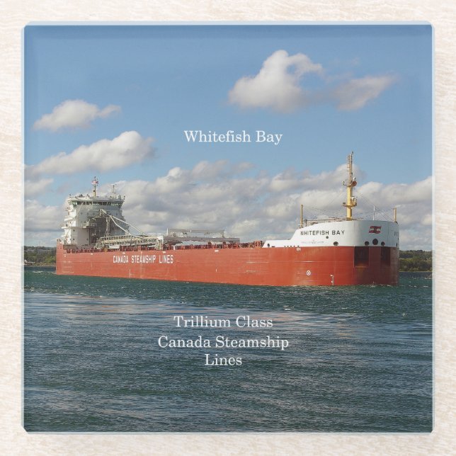 Whitefish Bay Untersetzer (Vorderseite)