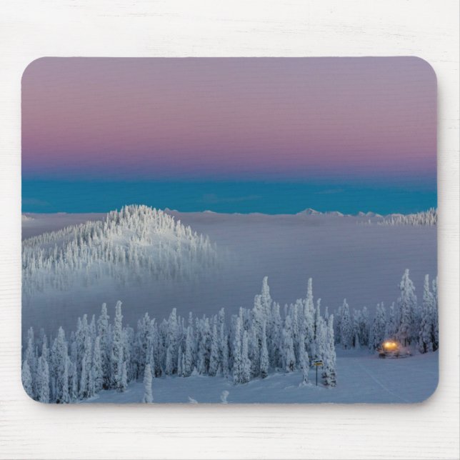 Whitefish Mountain Resort in Whitefish, Montana Mousepad (Vorne)