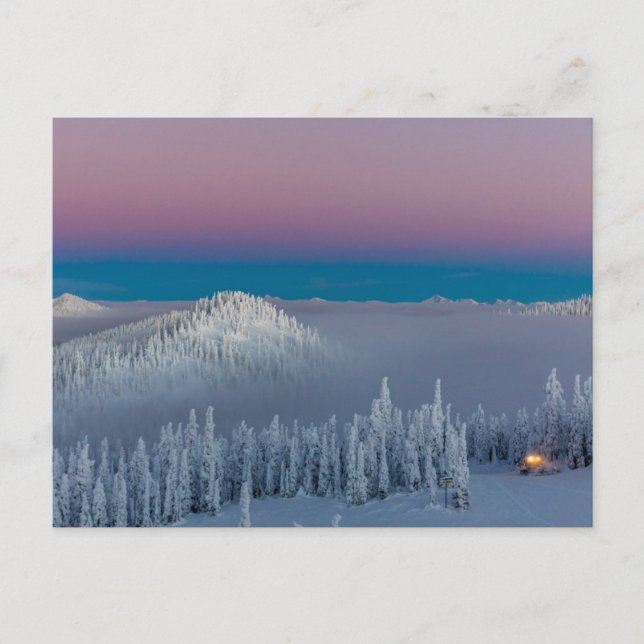 Whitefish Mountain Resort in Whitefish, Montana Postkarte (Vorderseite)