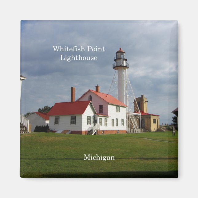 Whitefish Point Lighthouse-Magnet Magnet (Vorne)