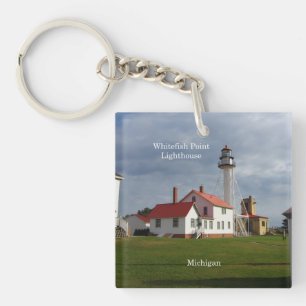 Whitefish Point Lighthouse Schlüsselkette Schlüsselanhänger