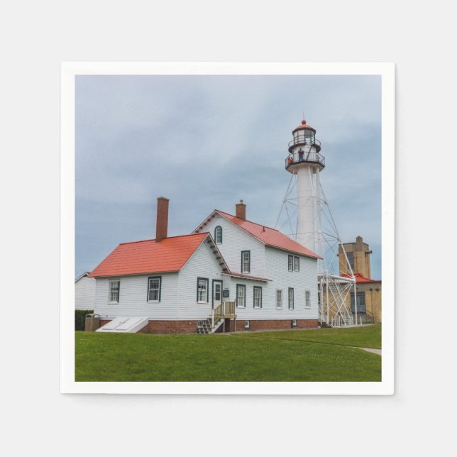 Whitefish Point Lighthouse Serviette (Vorderseite)