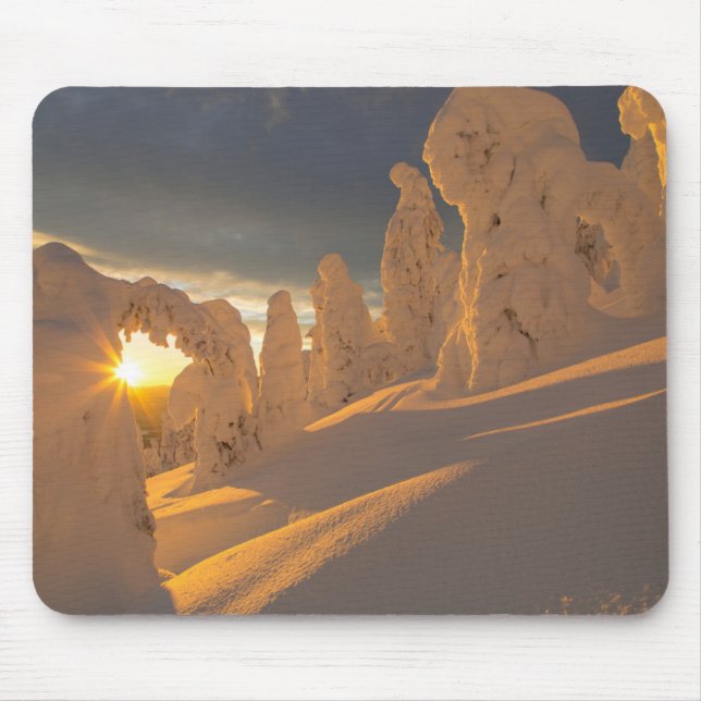 Whitefish Range | Weißfisch, Montana Mousepad (Vorne)