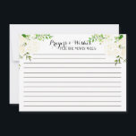 WhiteFloral Advice Cards, Gebete, Wünsche Hinweiskarte<br><div class="desc">Weiße schöne Blumenberater Karten</div>