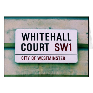 Whitehall Court - City of Westminster Sign
