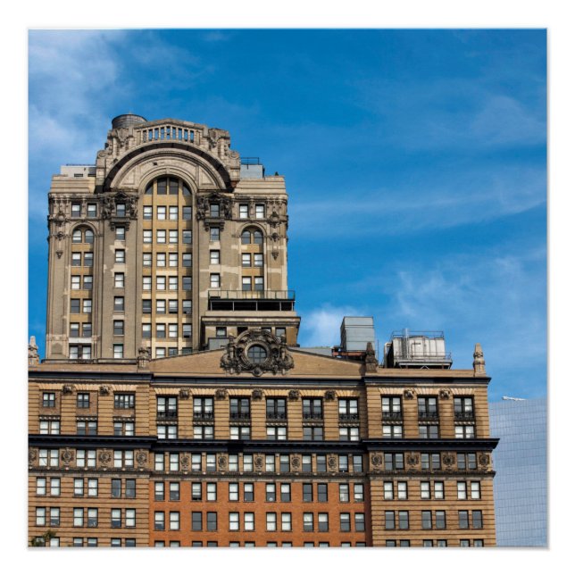 Whitehall Gebäude New York City Poster (Vorderseite)