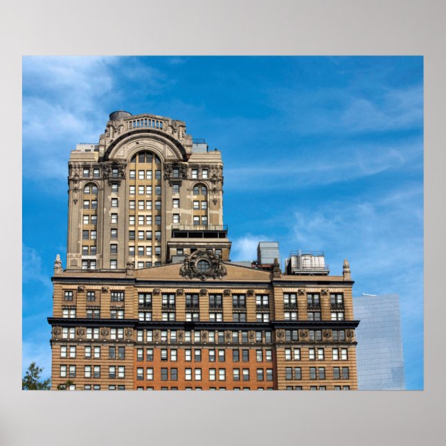 Whitehall Gebäude New York City Poster (Vorne)