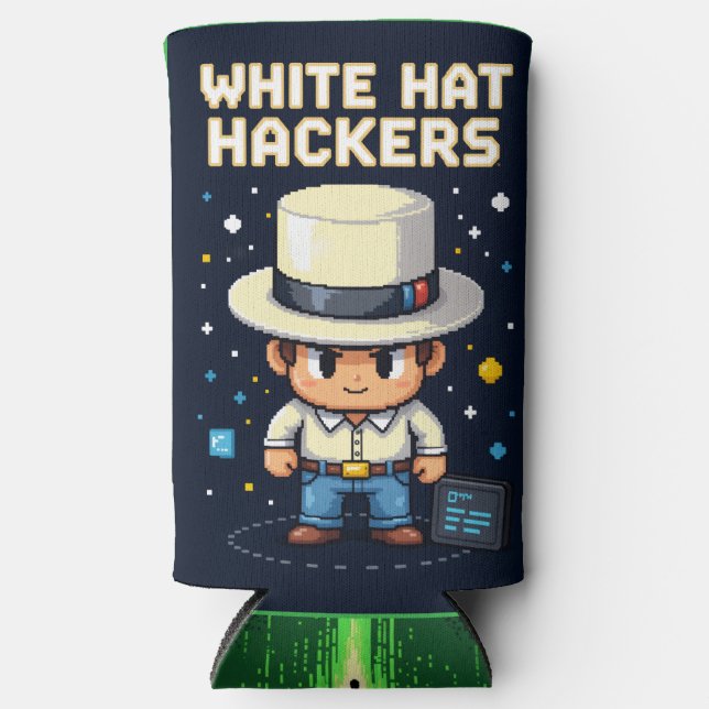 WhiteHat HacKers II Selters Dosenkühler (Vorderseite)