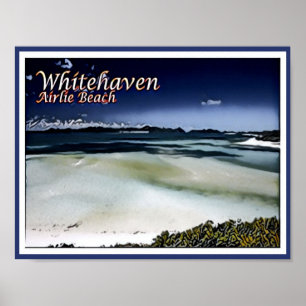 Whitehaven - Airlie Beach - Australien - Poster