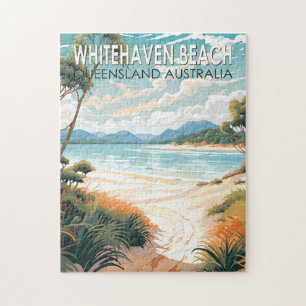 Whitehaven Beach Queensland Australien Reisen Kuns Puzzle