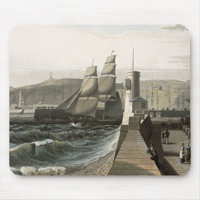 Whitehaven, Cumberland, von 'einer Reise um Grea Mousepad (Vorne)