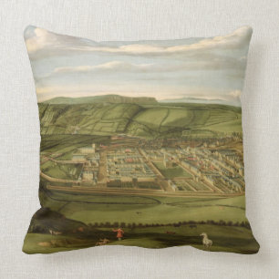 Whitehaven, Cumbria, Flatt Hall zeigend, c.1730-35 Kissen