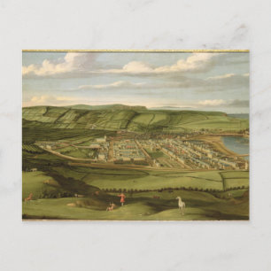Whitehaven, Cumbria, Showing Flatt Hall, c.1730-35 Postkarte