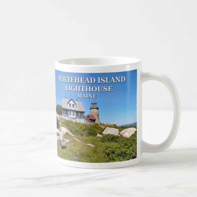 Whitehead Insel-Leuchtturm, Maine-Tasse Tasse (Rechts)