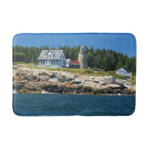 Whitehead Island Leuchtturm, Maine Badematte