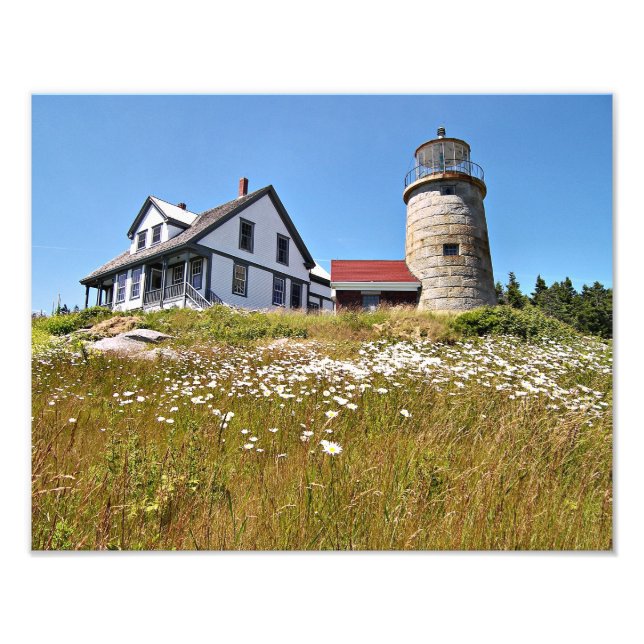 Whitehead Island Lighthouse, Maine Foto (Vorne)