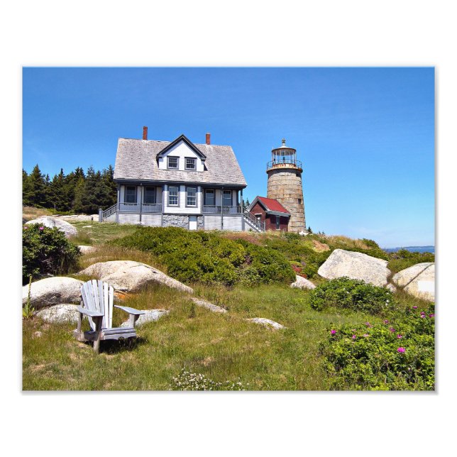 Whitehead Island Lighthouse, Maine Foto (Vorne)