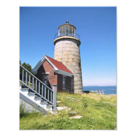 Whitehead Island Lighthouse, Maine Foto Print