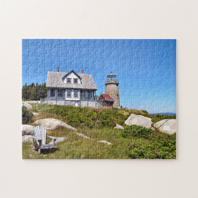 Whitehead Island Lighthouse, Maine Puzzle (Horizontal)