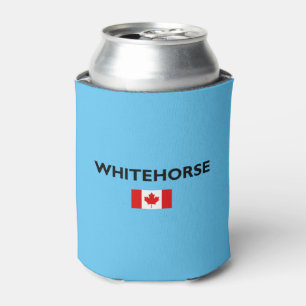 Whitehorse Kanada kanadische Flagge Licht Farbe Dosenkühler