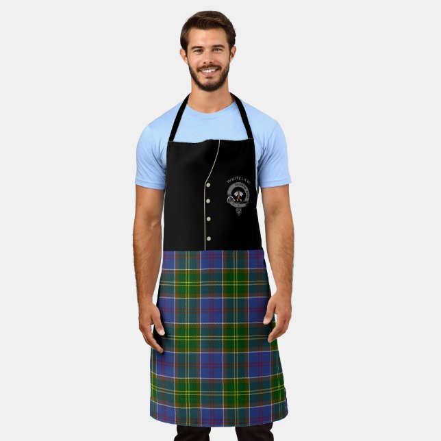 Whitelaw Clan Abzeichen & Tartan Kilt Schürze (Getragen)
