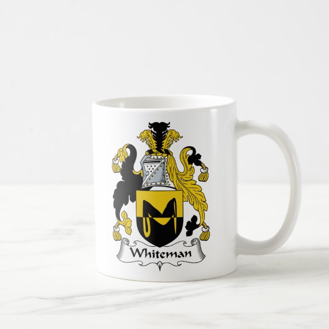 Whiteman Familienwappen Tasse (Rechts)