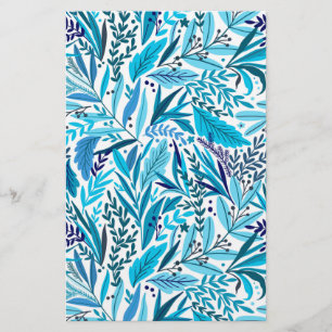 Whitepaper über blaue Floral-Seife