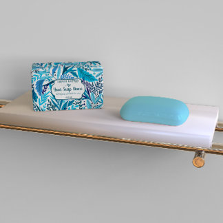 Whitepaper über blaue Floral-Seife