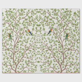 Whitepaper über botanische Vogelausgabe | Natur Geschenkpapier