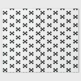 Whitepaper zum Markieren von schwarzen und weißen  Geschenkpapier