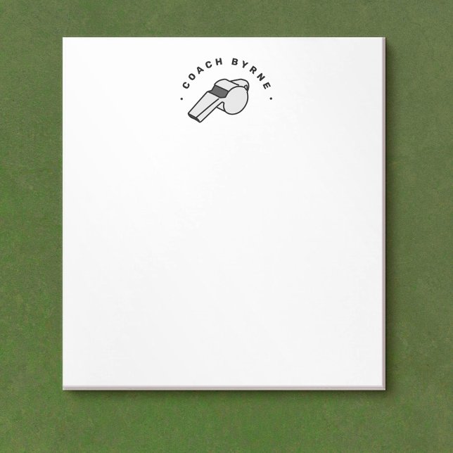 Whitepaper zum Thema Fußball-Trainer Notizblock (Von Creator hochgeladen)