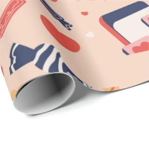 Whitepaper zur Liebe von Sweet Text Geschenkpapier