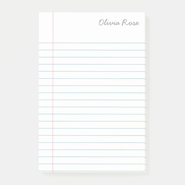 Whitepaper zur personalisierten Linse-Schule Post-it Klebezettel (Vorderseite)