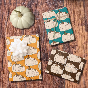 Whitepürzen Muster-Papierblätter Geschenkpapier Set