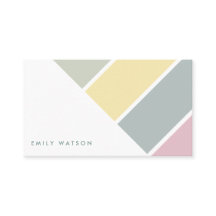 Whiter Elegant minimalist modern feminine card